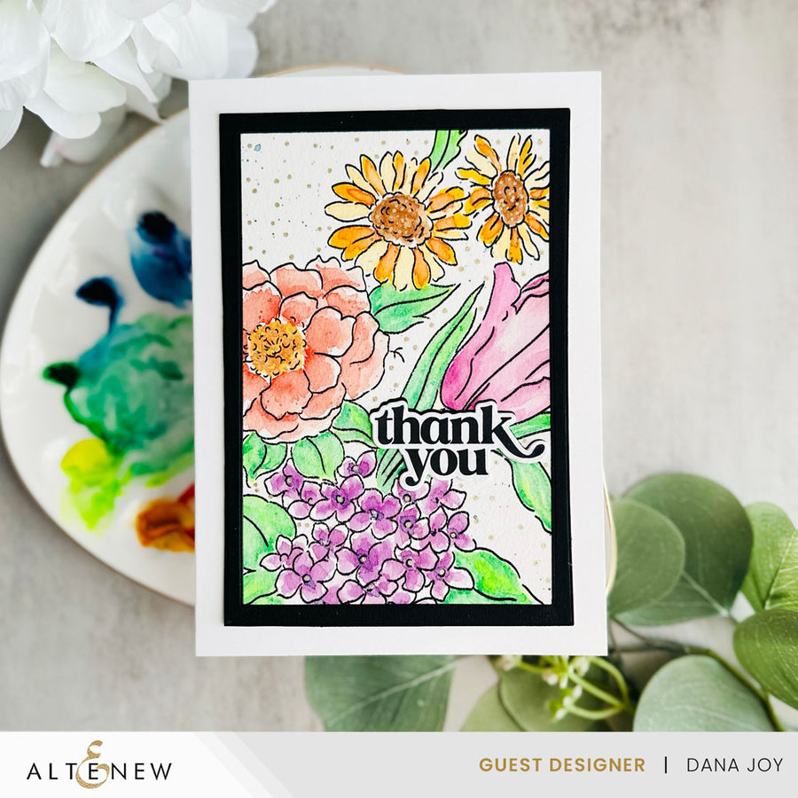 Altenew - Stamp & Paint: One Happy Bouquet Stamp Set