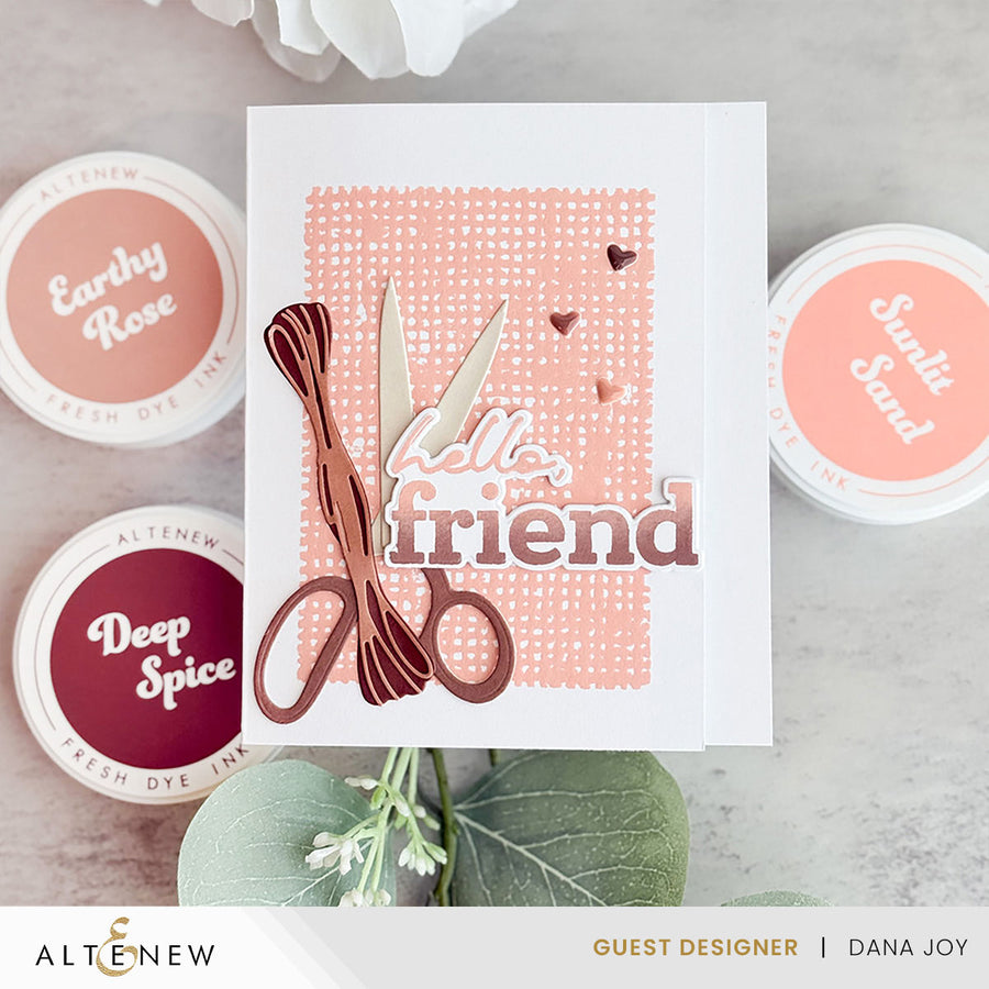 Altenew - Craft Your Life Project Kit: Stitched With Love & Add-On Die Bundle