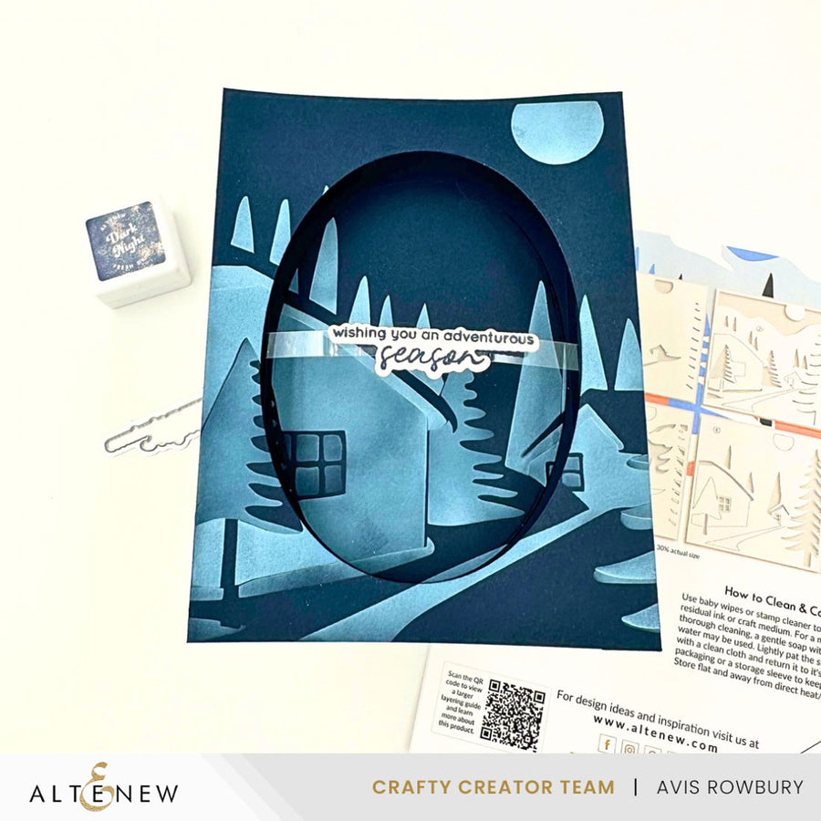 Altenew - Sleigh Ride Greetings Stamp Set