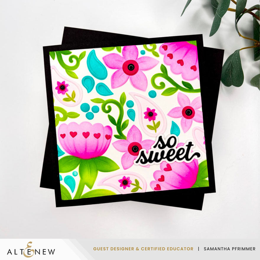Altenew - Hearts & Paislies 3D Embossing Folder