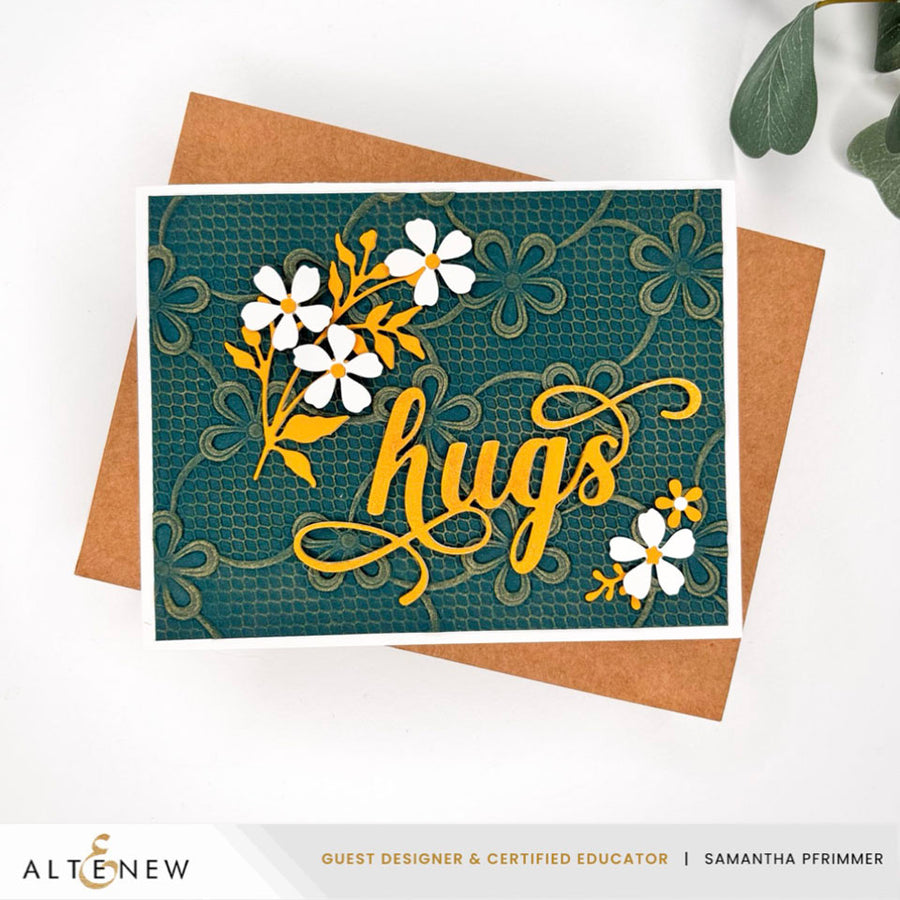 Altenew - Lace Topped Petals 3D Embossing Folder