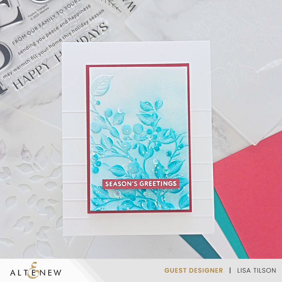 Altenew - Lush Berry Branch 3D Embossing Folder