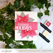 Altenew - Lush Botanicals: Poinsettia 3D Embossing Folder & Die Set