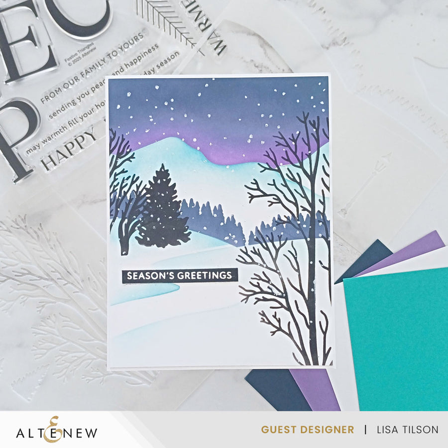 Altenew - Stencil Art: Serene Landscapes Layering Stencil Set (6 in 1)