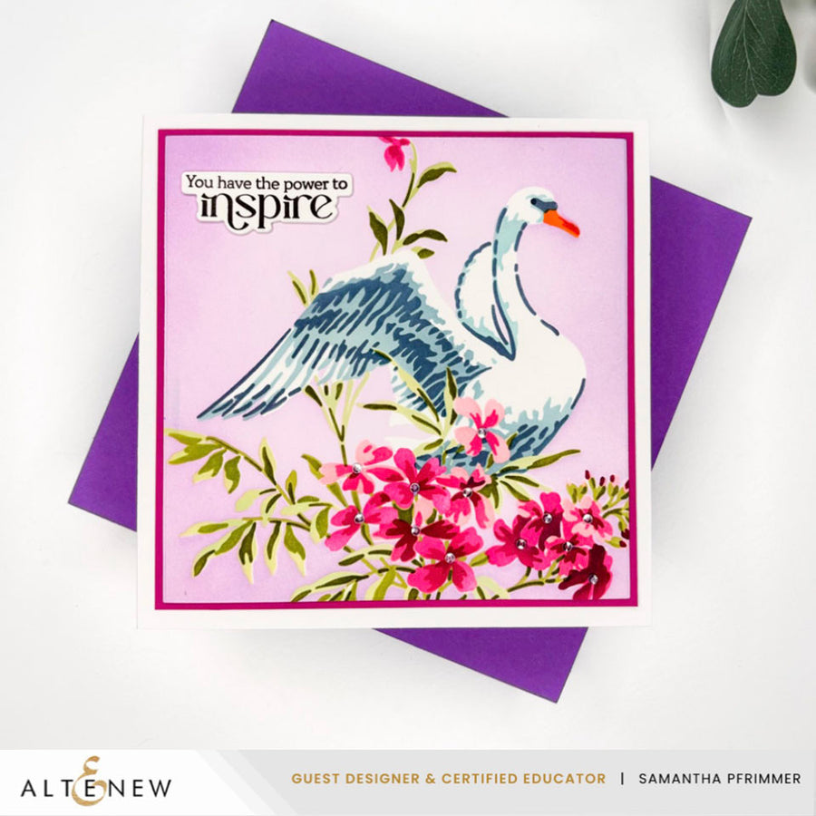 Altenew - Stencil Art: Swan Serenade Layering Stencil Set (6 in 1)