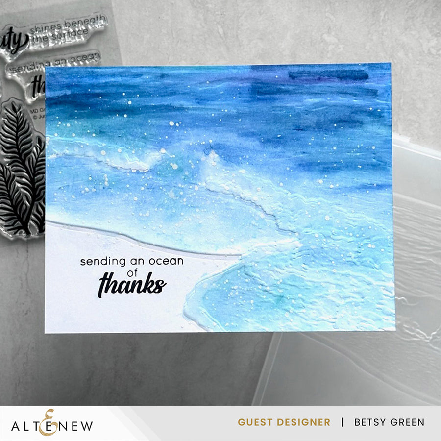 Altenew - Whispering Waves 3D Embossing Folder
