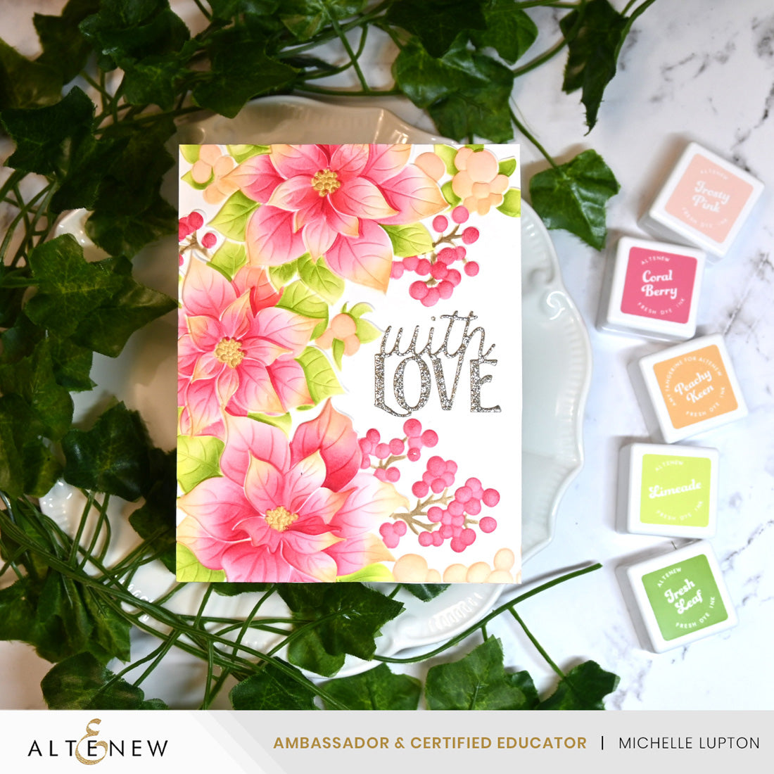 Altenew - Winterberry Poinsettias 3D Embossing Folder
