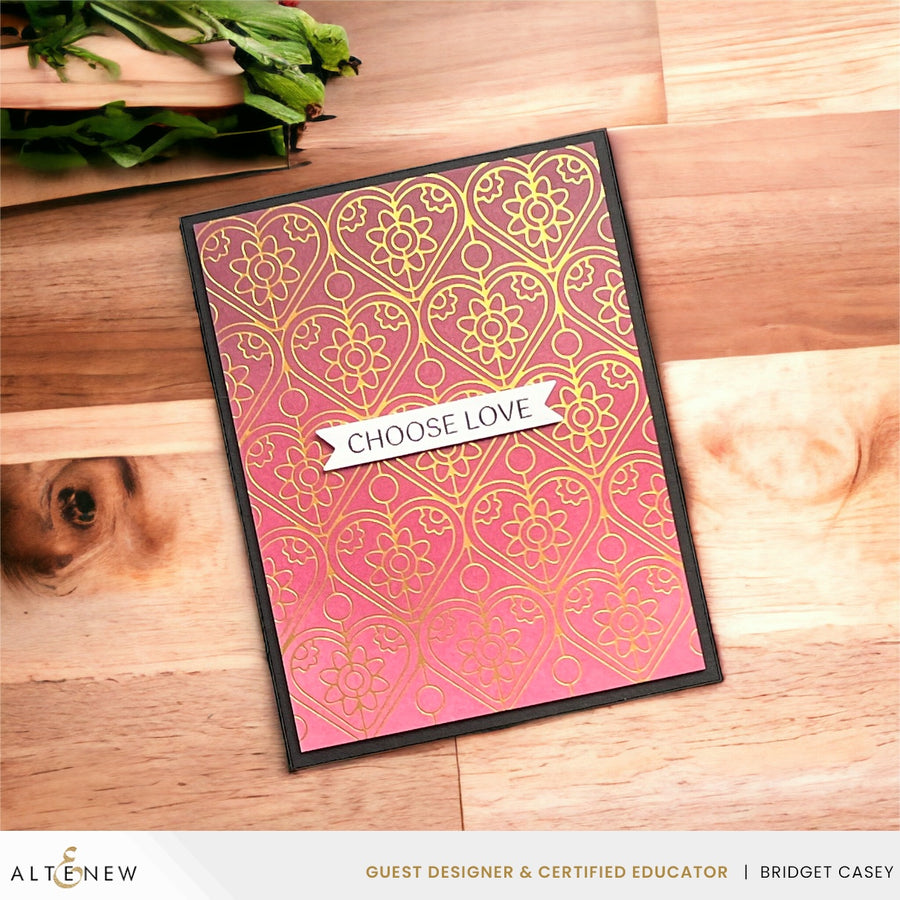 Altenew - Dainty Hearts Hot Foil Plate
