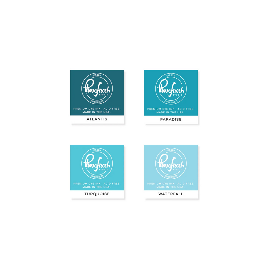 Pinkfresh Studio - Premium Dye Ink Cube Pack : Amalfi Coast