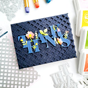 Pinkfresh Studio - Diamond Lattice Coverplate Die