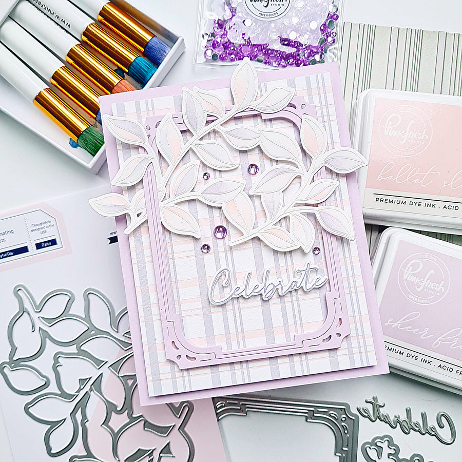 Pinkfresh Studio - Plaid Press Plate