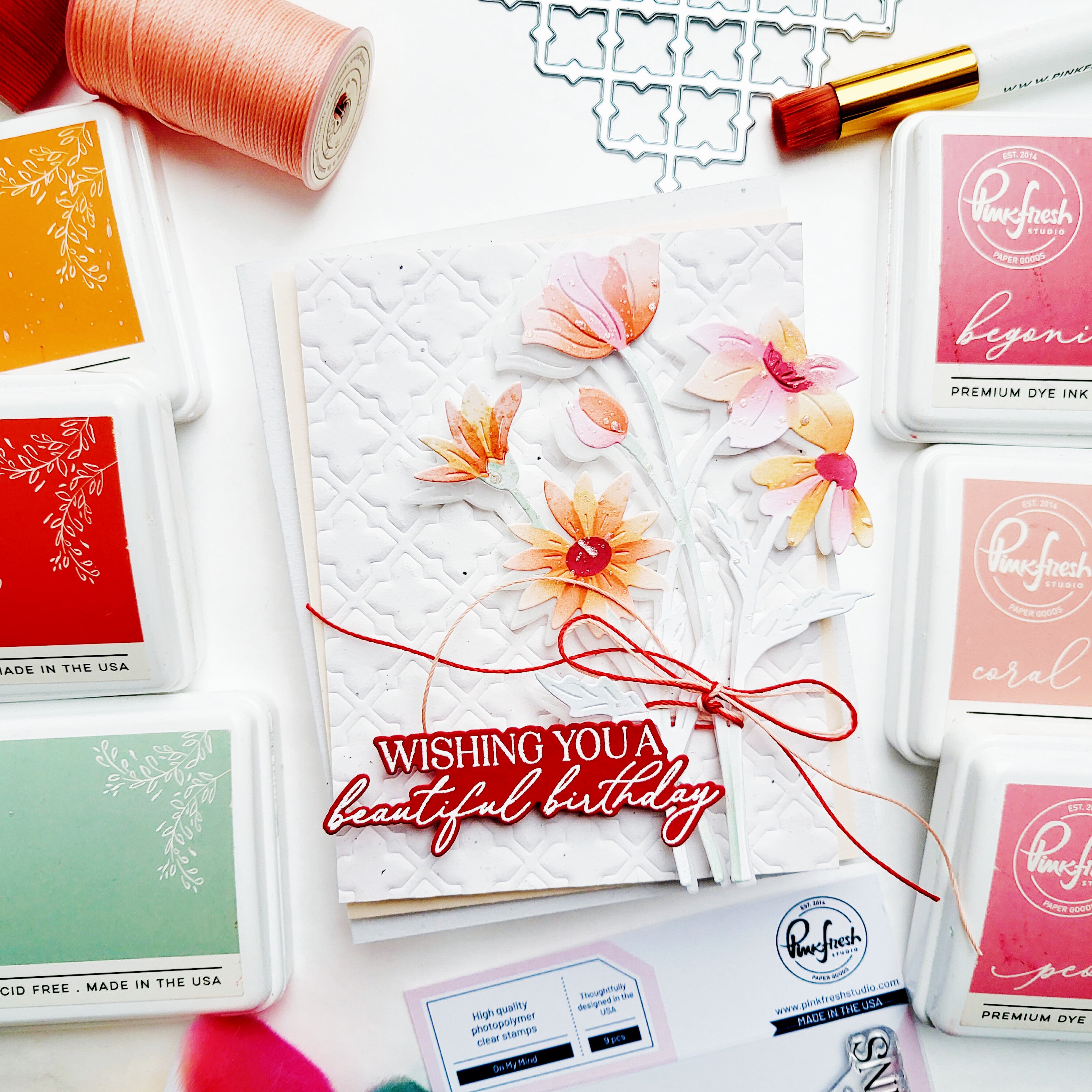 Pinkfresh Studio - Wildflower Elegance Die