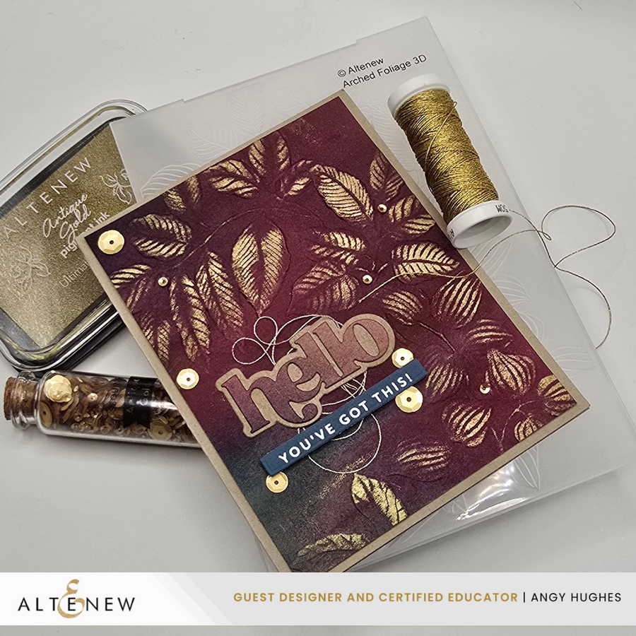 Altenew - Arched Foliage 3D Embossing Folder
