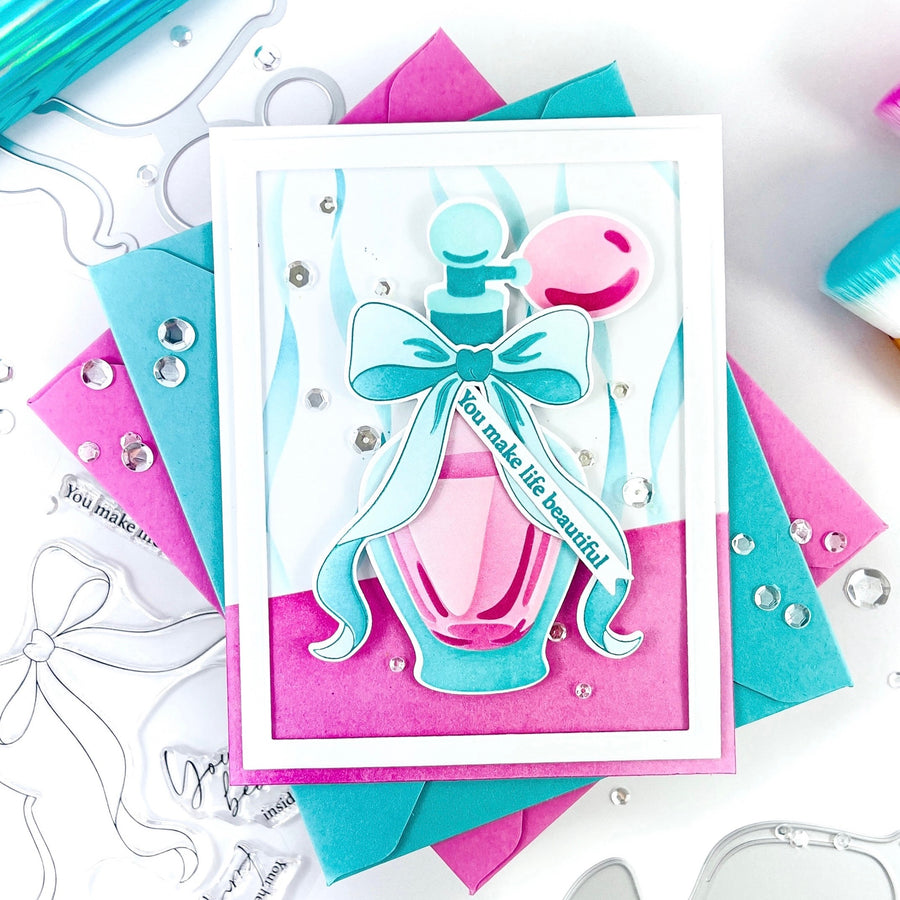 Pinkfresh Studio - Elegant Essence Stencils