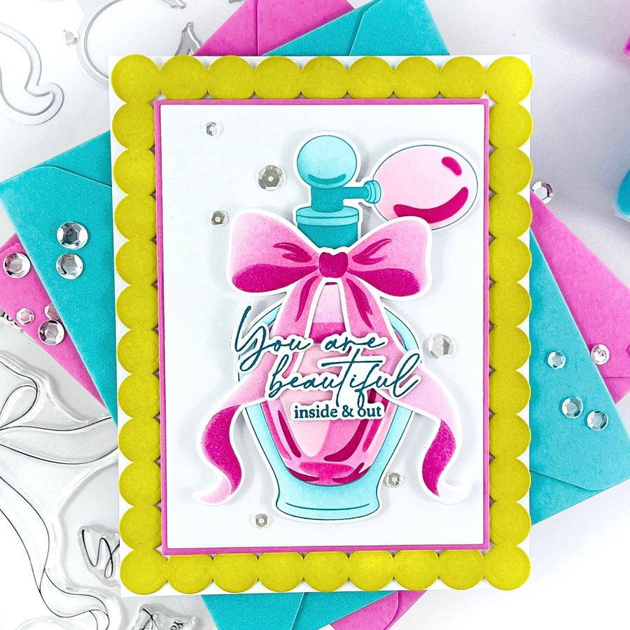 Pinkfresh Studio - Elegant Essence Stencils