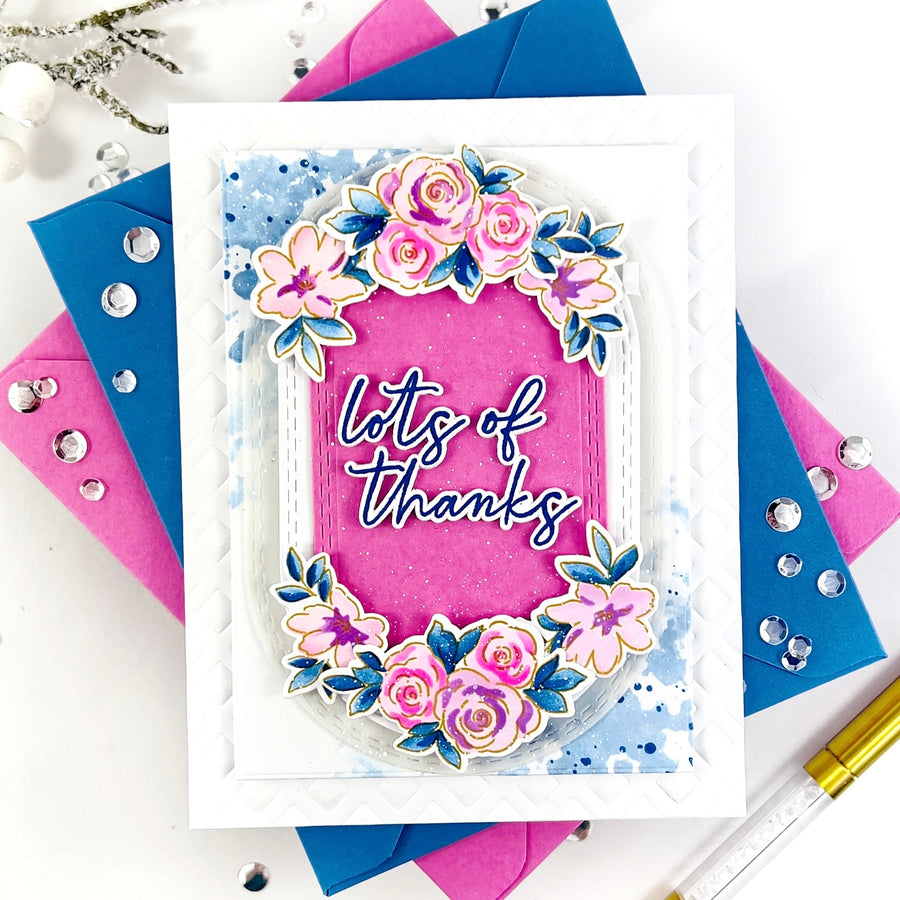 Pinkfresh Studio - Diamond Lattice Coverplate Die