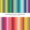 Concord & 9th - Core Collection Assorted Cardstock Pack (50 Colors) 8.5" x 11"