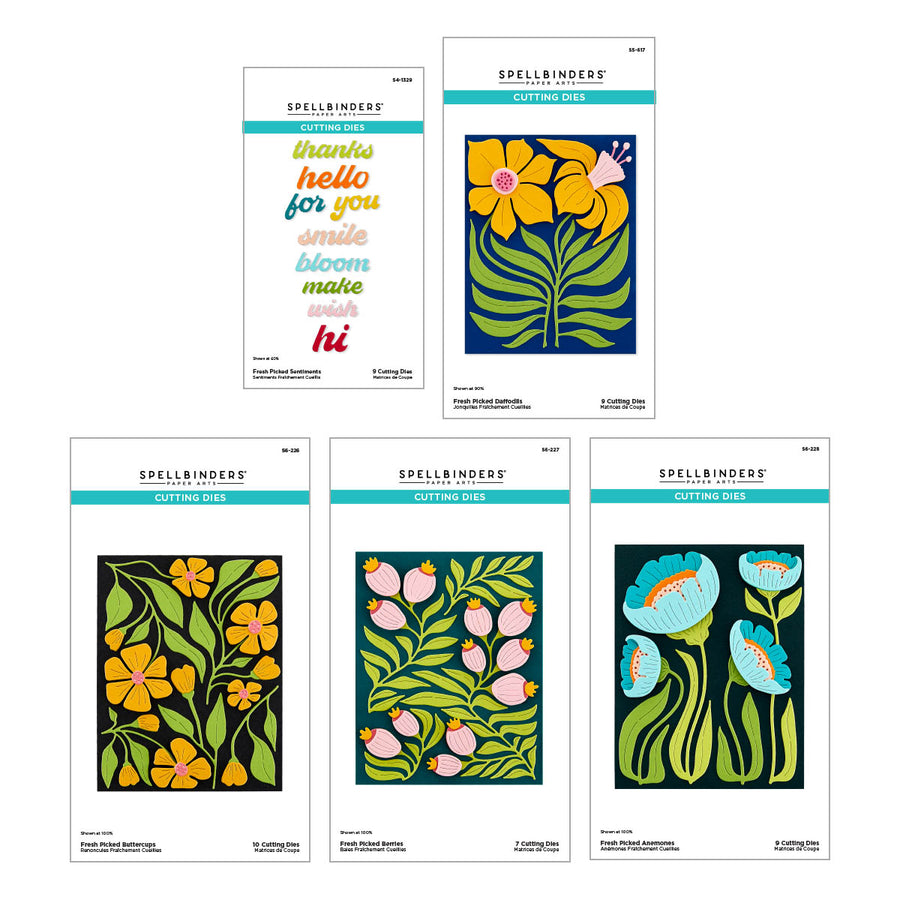 Spellbinders - Fresh Picked Collection Dies Bundle