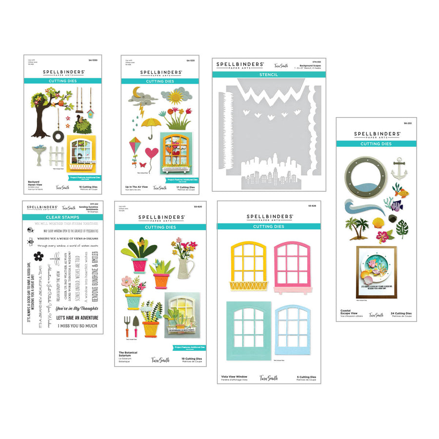 Spellbinders - Windows With a View I Want It All! Bundle by Tina Smith