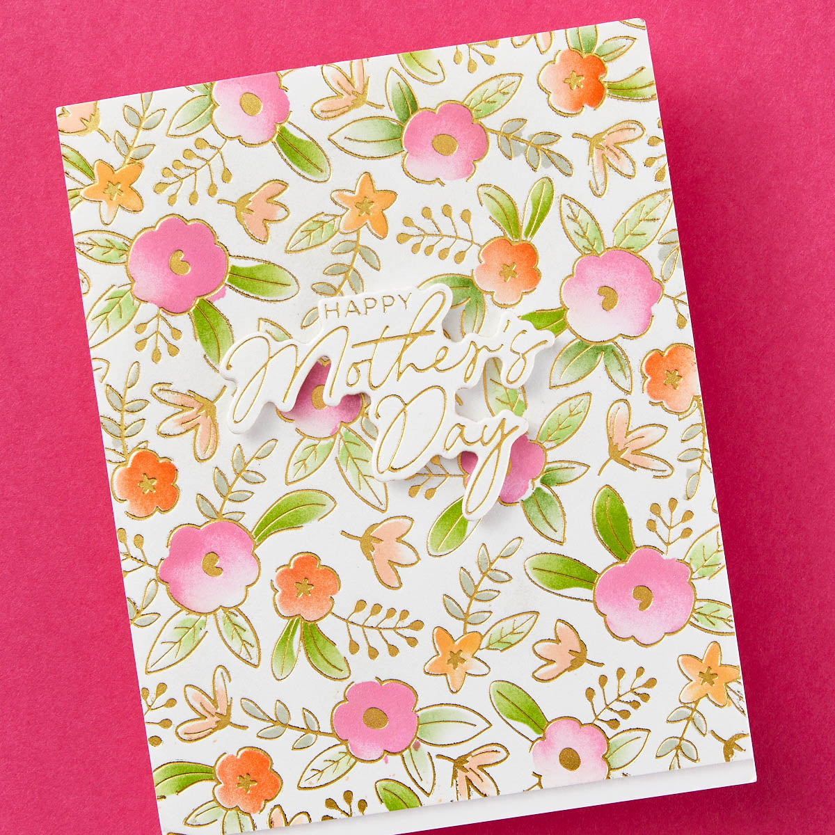 Spellbinders - Floral Celebration Press Plate and Stencil Bundle from the Let's Celebrate Collection by Yana Smakula