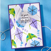 Spellbinders - Flying Kites 3D Folder and Stencil Bundle from the Sky's the Limit Collection by Simon Hurley