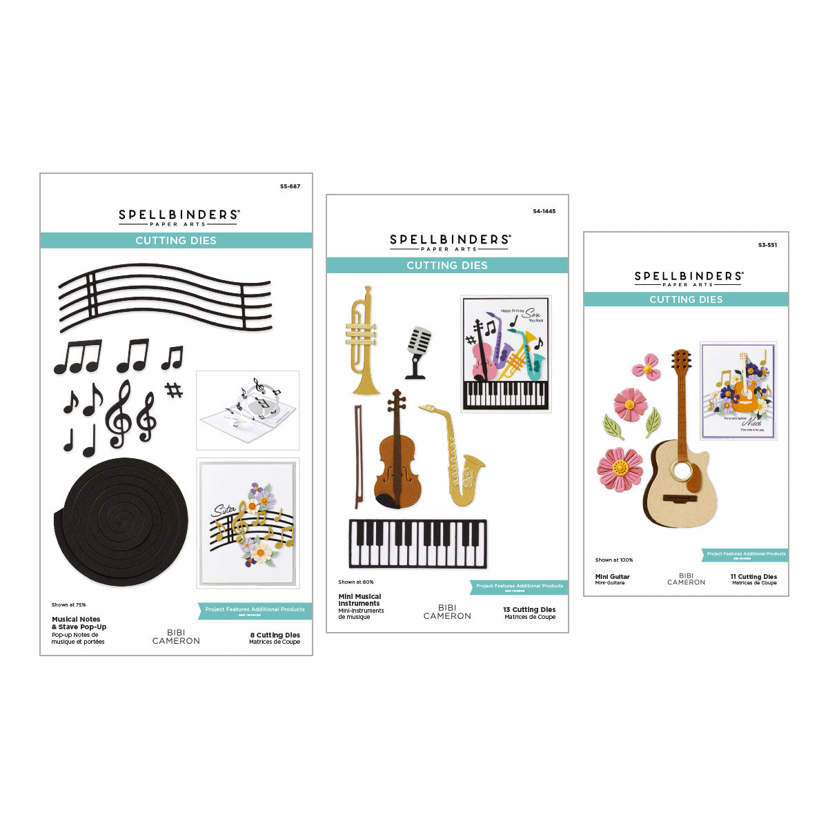 Spellbinders - Small Instruments Bundle from the Bibi's Musical Notes Collection by Bibi Cameron
