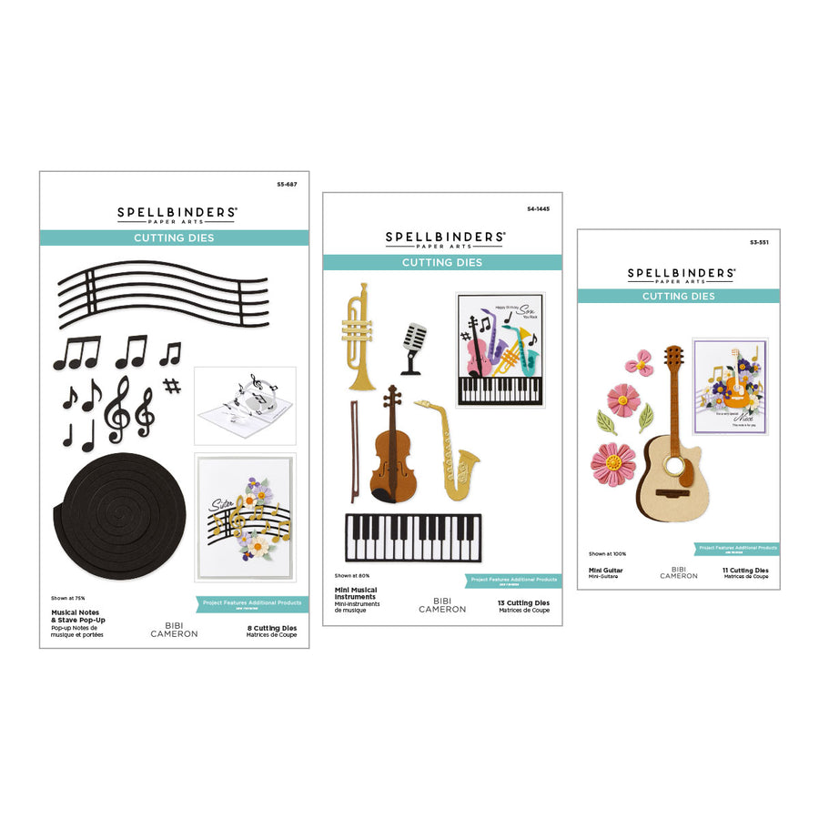 Spellbinders - Small Instruments Bundle from the Bibi's Musical Notes Collection by Bibi Cameron