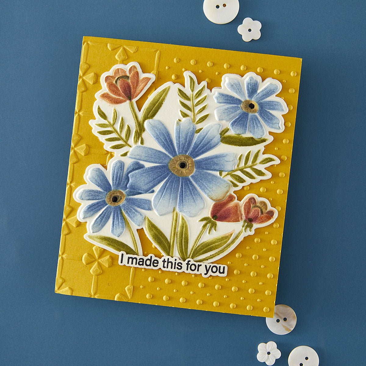 Spellbinders - Thank You Bouquet 3D Folder and Stencil Bundle from the Tabbed Classics Collection by Wendy Vecchi