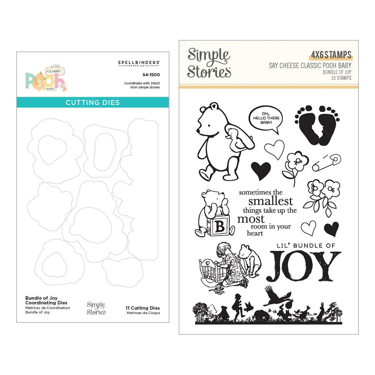 Spellbinders - Bundle of Joy Stamp & Die Bundle with Simple Stories