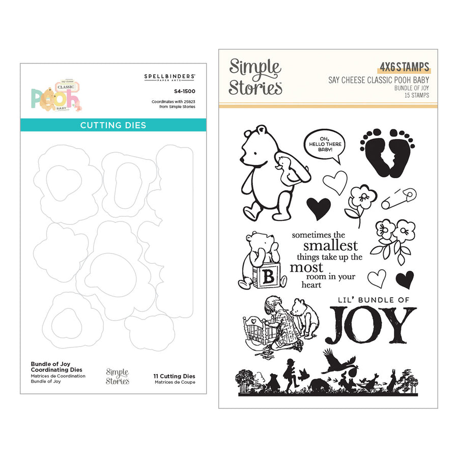 Spellbinders - Bundle of Joy Stamp & Die Bundle with Simple Stories