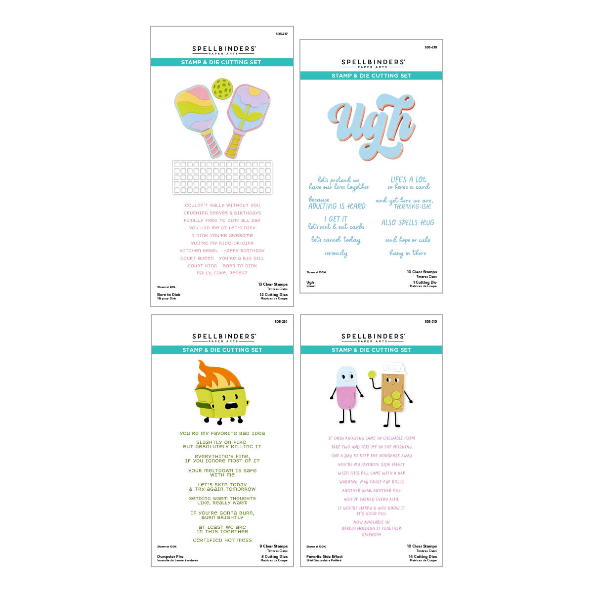 Spellbinders - This is Life Complete Collection Stamp & Die Bundle