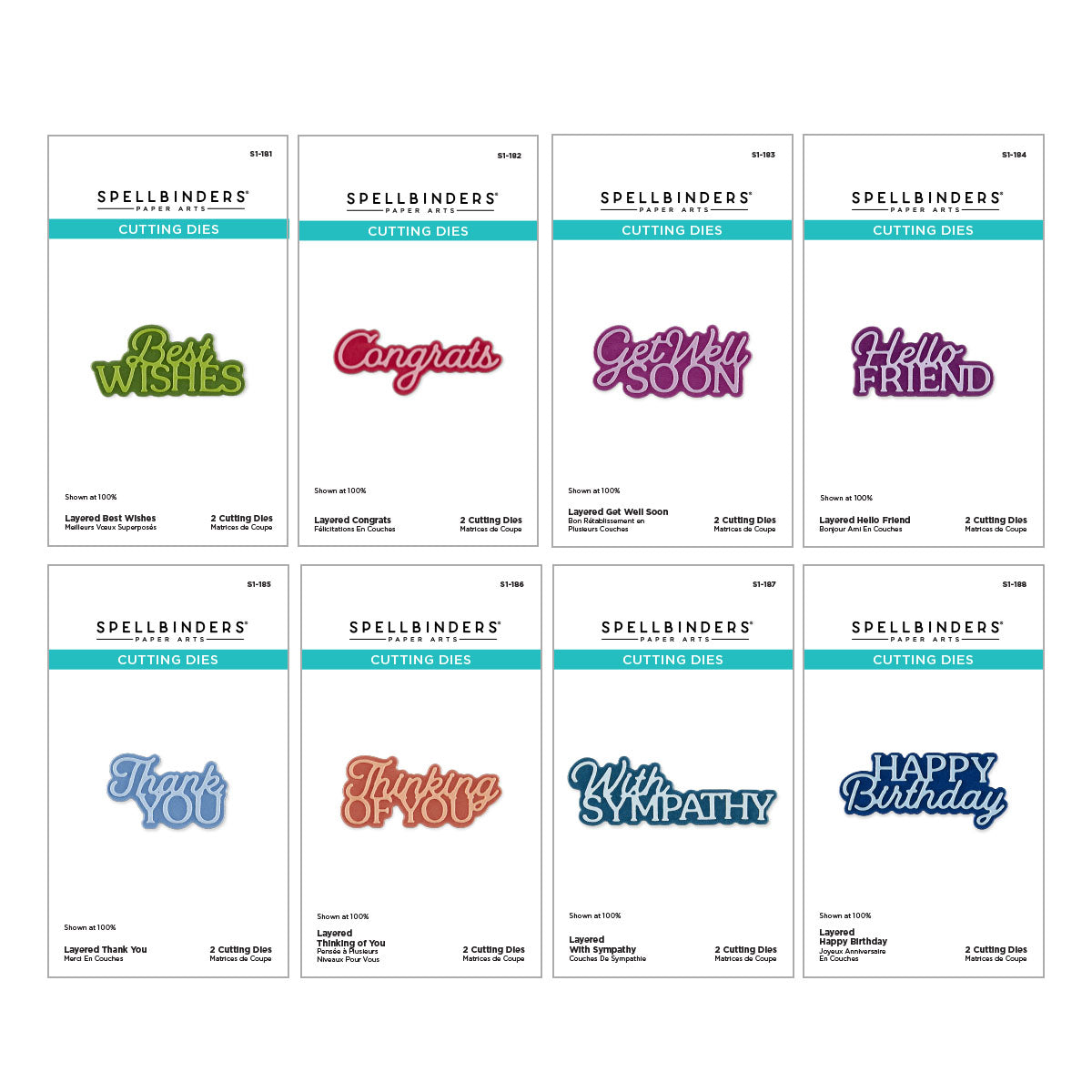 Spellbinders - Essentially Yours Sentiments I Want It All! Bundle