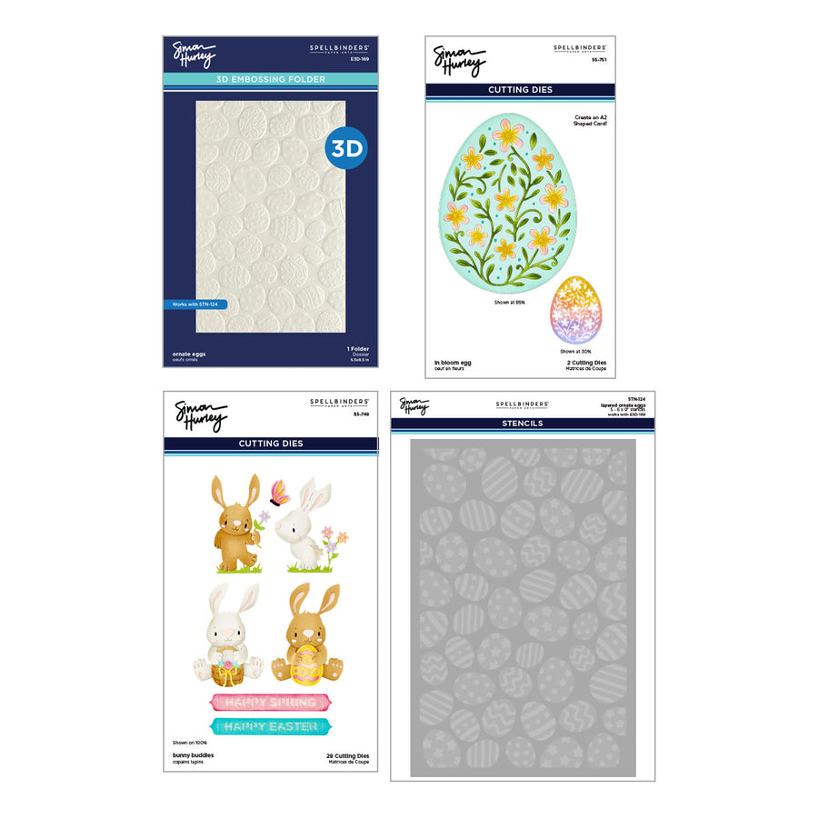 Spellbinders - Happy Spring I Want It All Bundle by Simon Hurley