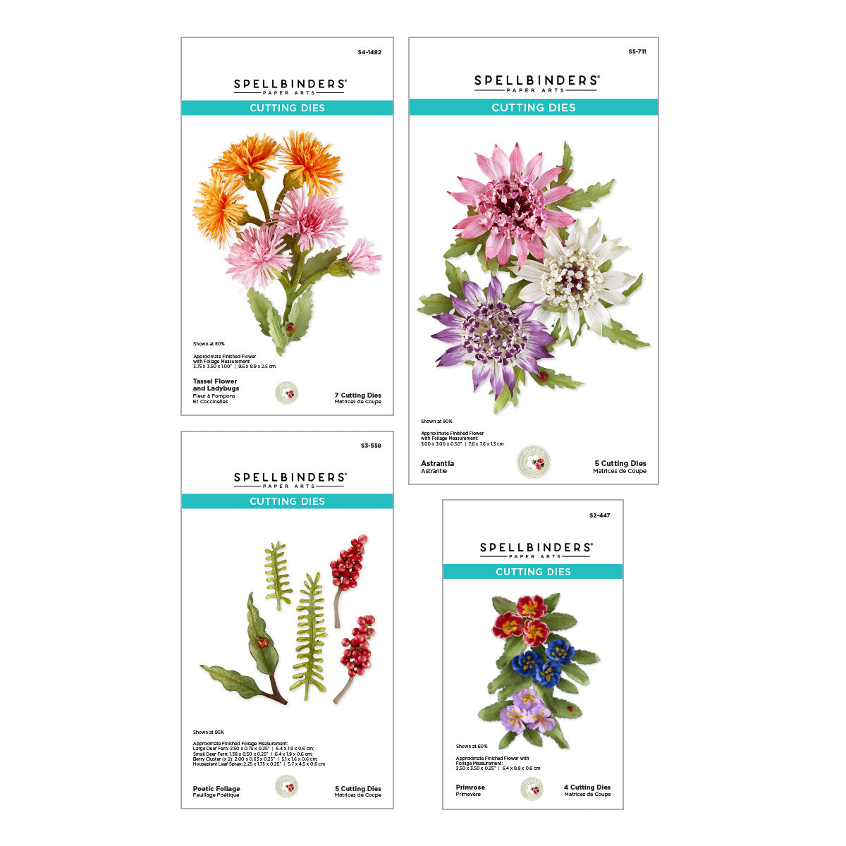 Spellbinders - Serenity Garden Die Bundle by Susan Tierney-Cockburn