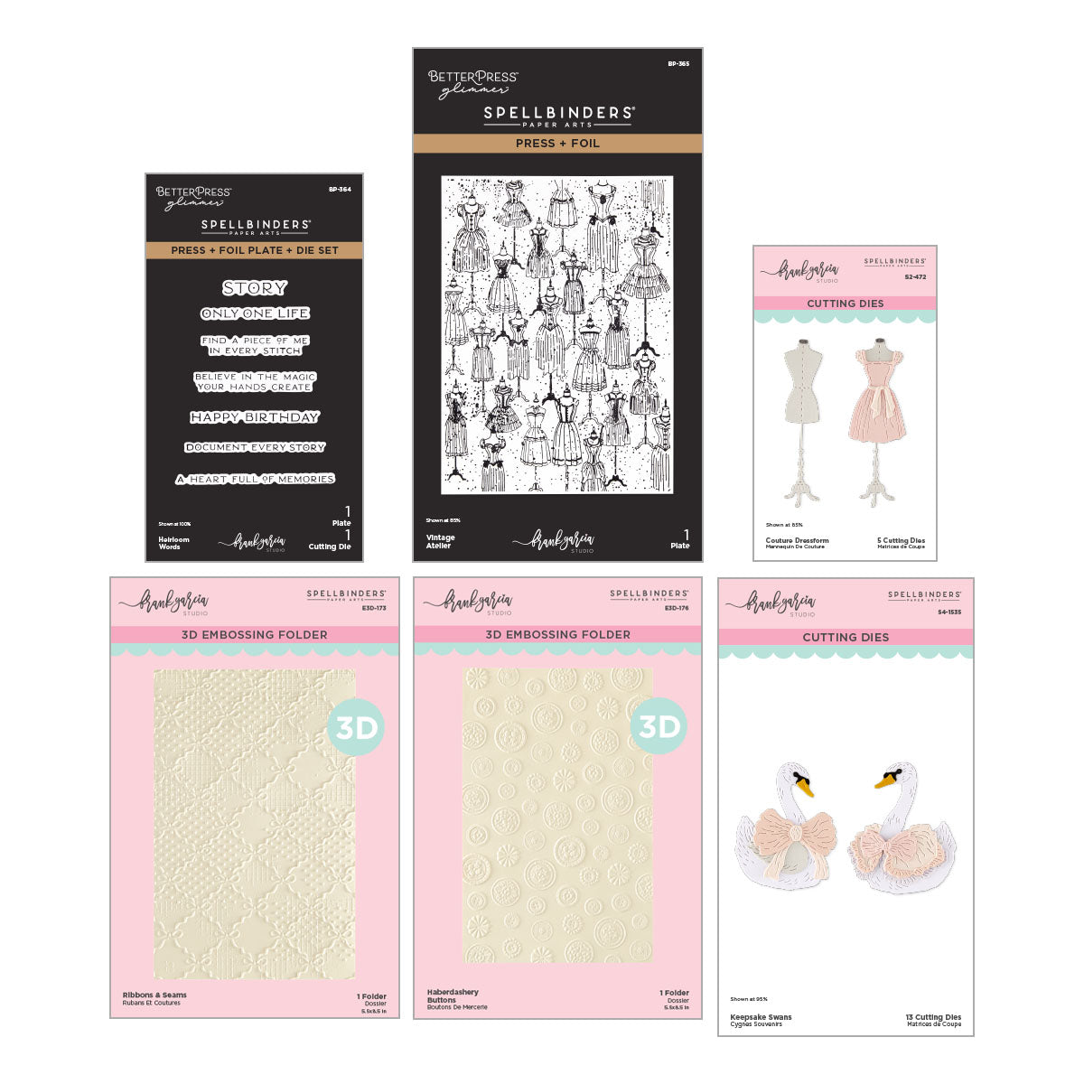 (COMING SOON) Spellbinders - Buttons & Keepsakes I Want It All! Bundle + Limited Time Class Kit by Frank Garcia
