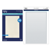 Spellbinders - Cascading Dots 3D Embossing Folder and Stencil Bundle by Simon Hurley