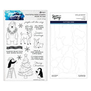 Spellbinders - Polar Friends Stamp and Die Bundle by Simon Hurley