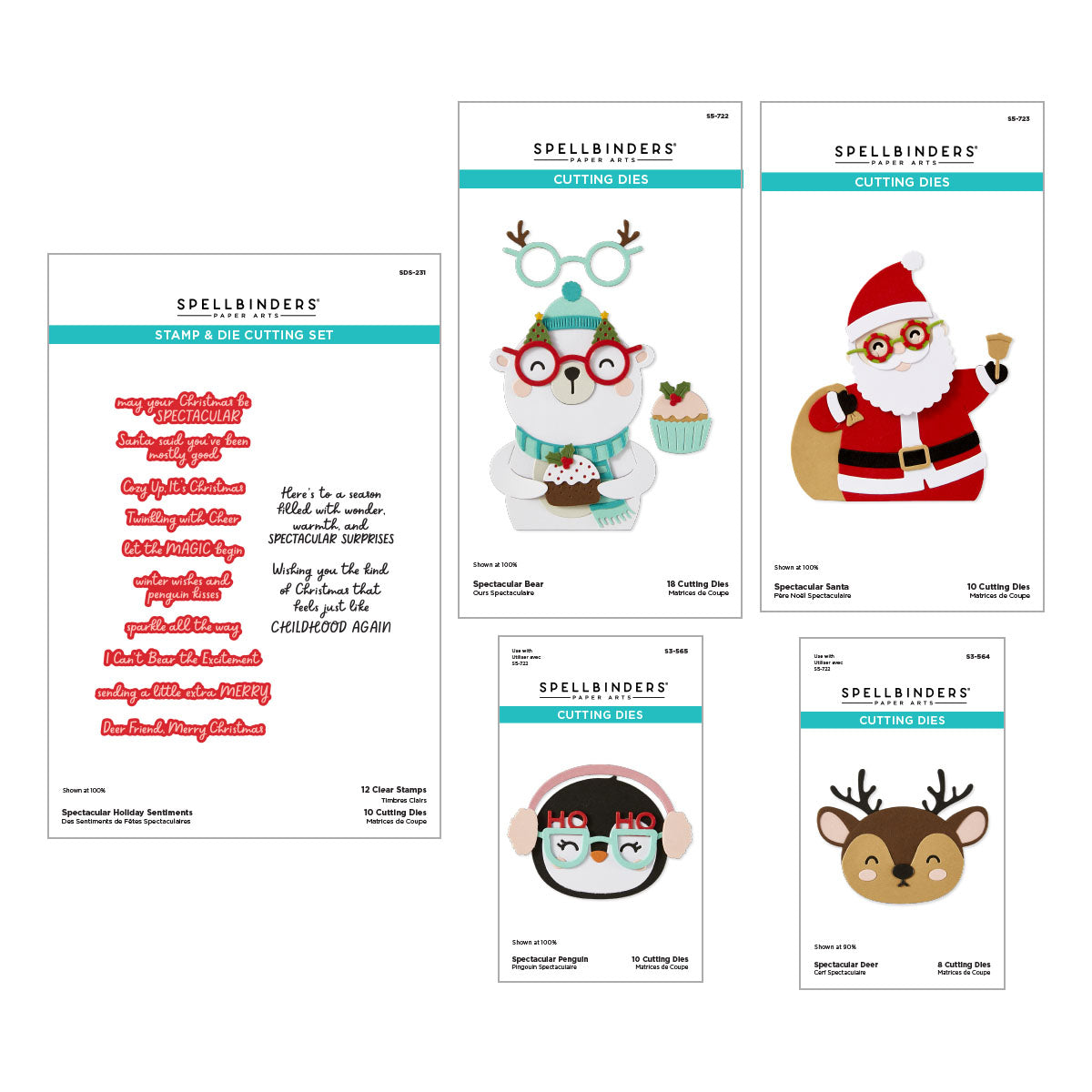 Spellbinders Spectacular Christmas I Want It All! Bundle