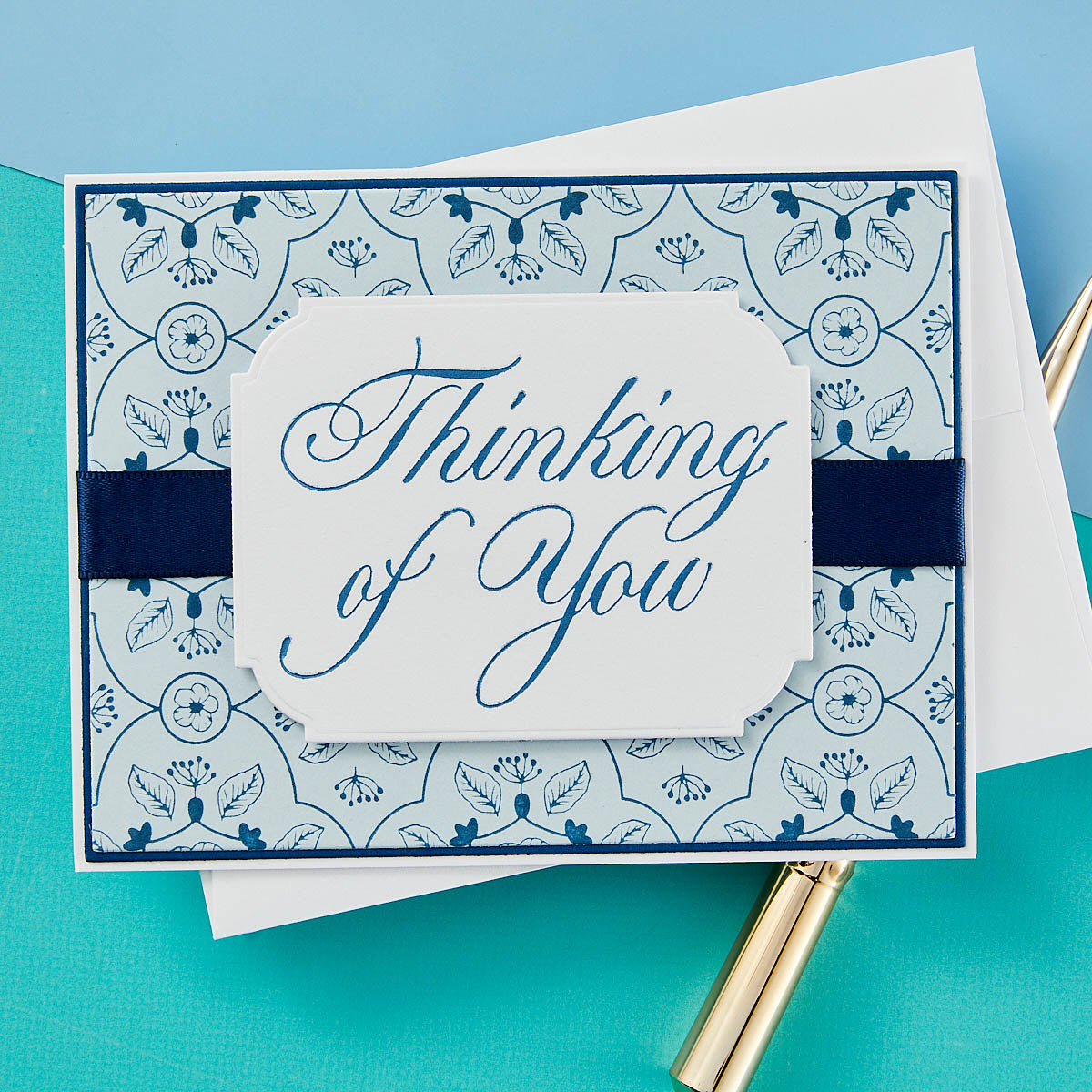 Spellbinders - Copperplate Thinking of You Press Plate from the Copperplate Everyday Sentiments Collection by Paul Antonio