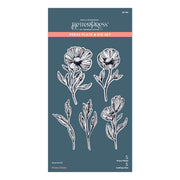 Spellbinders - Flower Stems Press Plate & Die Set from the  Pressed Posies Collection