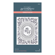 Spellbinders - Mirrored Arch Nested Sprigs Press Plate from the Mirrored Arch Collection
