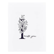 Spellbinders - Floral I and Sentiment Press Plate from the Every Occasion Floral Alphabet Collection