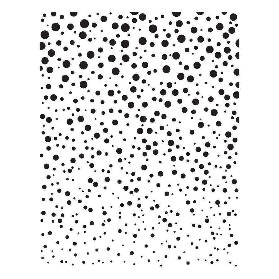 Spellbinders - Sprinkled Confetti Press Plates from the Home for the Holidays Collection