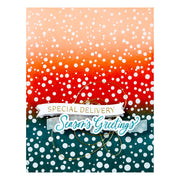 Spellbinders - Sprinkled Confetti Press Plates from the Home for the Holidays Collection