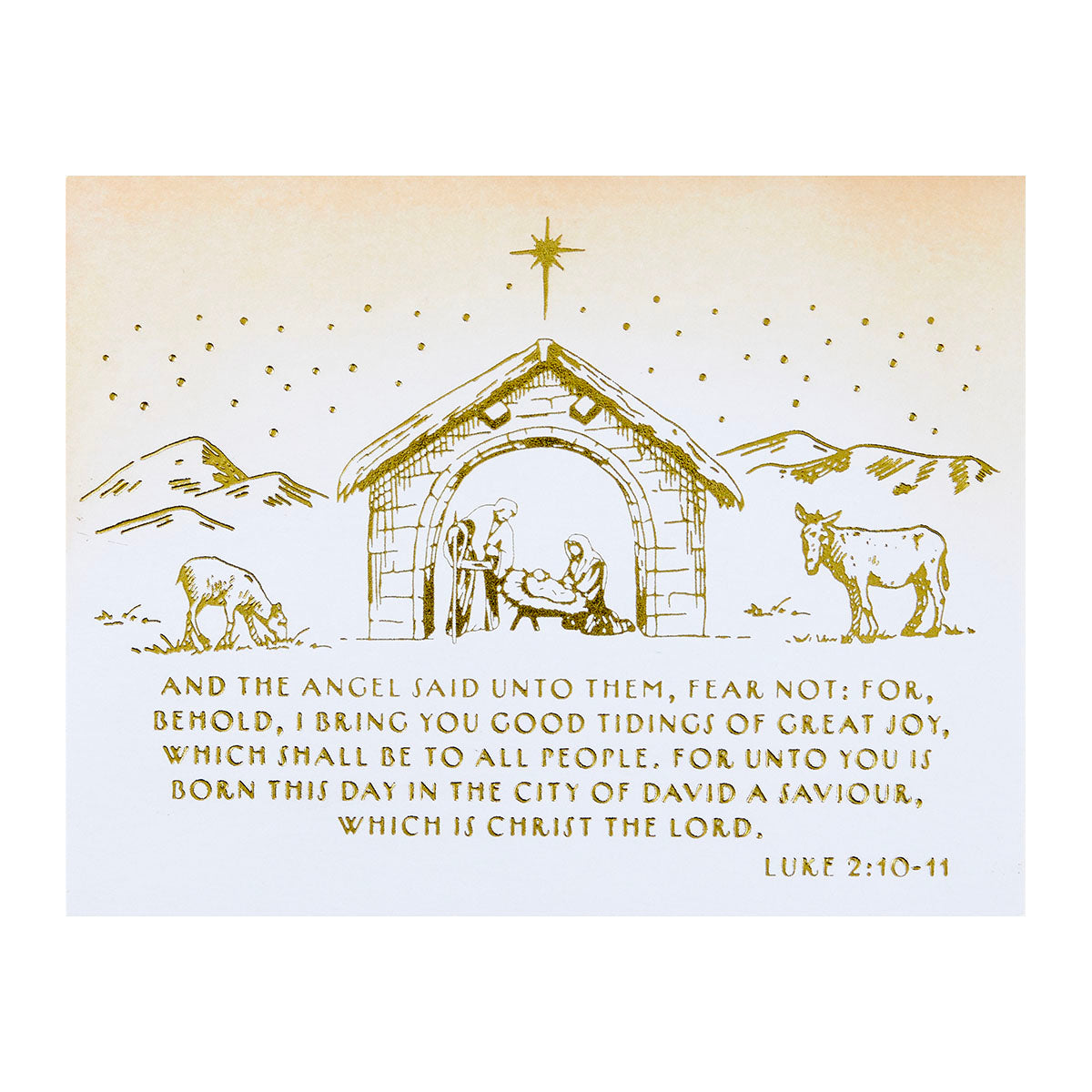 Spellbinders - Christmas Gospel Press Plates from the Home for the Holidays Collection