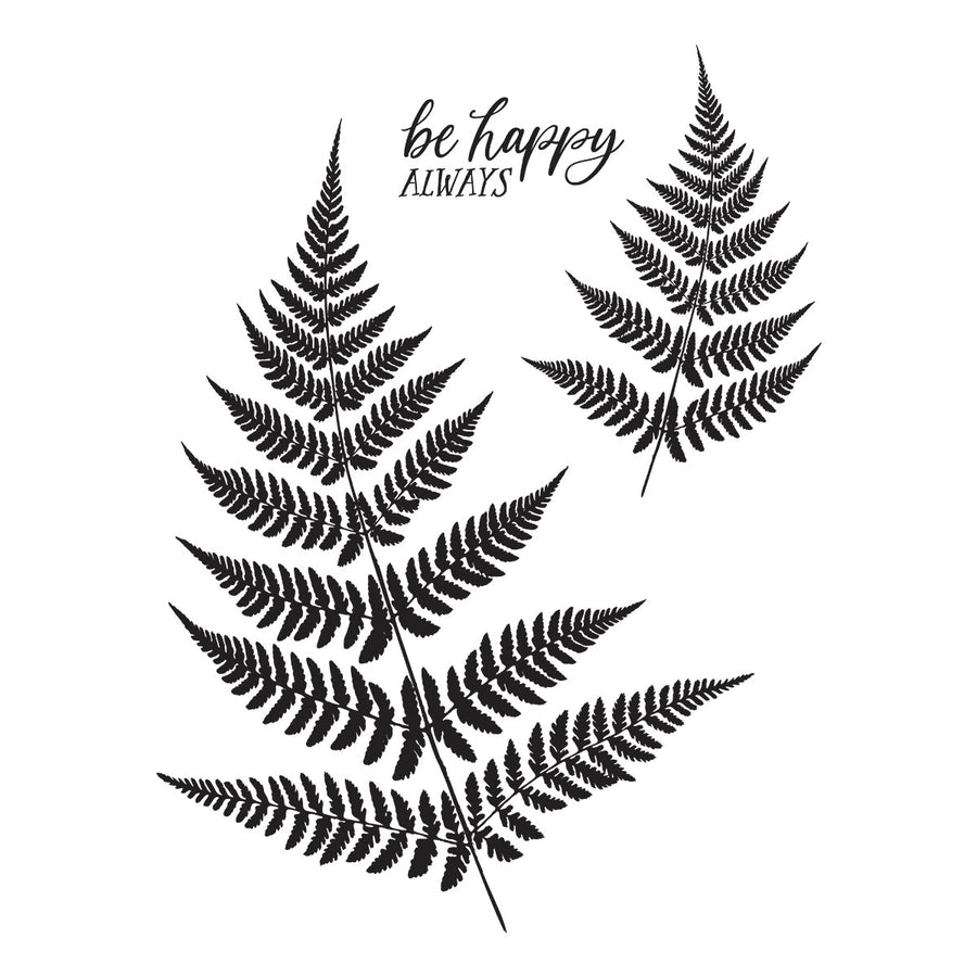 Spellbinders - Lush Ferns BetterPress Plate from the Field Notes Collection