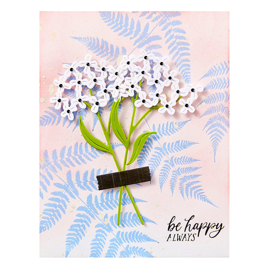 Spellbinders - Lush Ferns BetterPress Plate from the Field Notes Collection