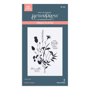 Spellbinders - Bloom Wildly BetterPress Plate from the Field Notes Collection