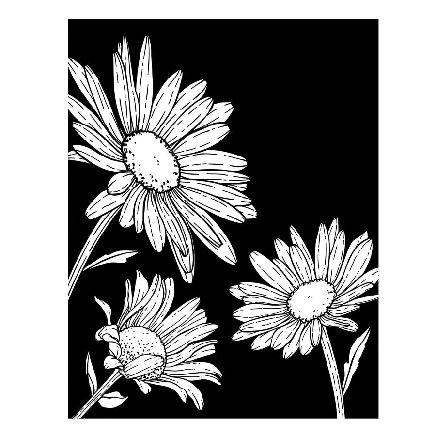 Spellbinders - Daisy Trio Press Plates from the Yana's Daisies Collection by Yana Smakula
