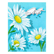 Spellbinders - Daisy Trio BetterPress and Stencil Bundle from the Yana's Daisies Collection by Yana Smakula